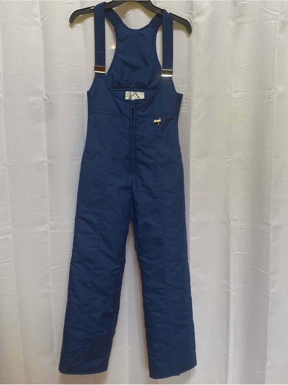 Vintage Ladies SNUGGLER Snow Jumpsuit Blue Size 8